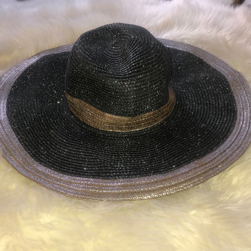 Woven Floppy Brim Hat